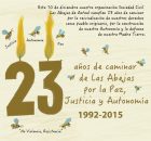 Organización de la Sociedad Civil Las Abejas Tierra Sagrada de los Mártires de Acteal Acteal, Ch’enalvo’, Chiapas, México. 10 de diciembre de 2015    ...